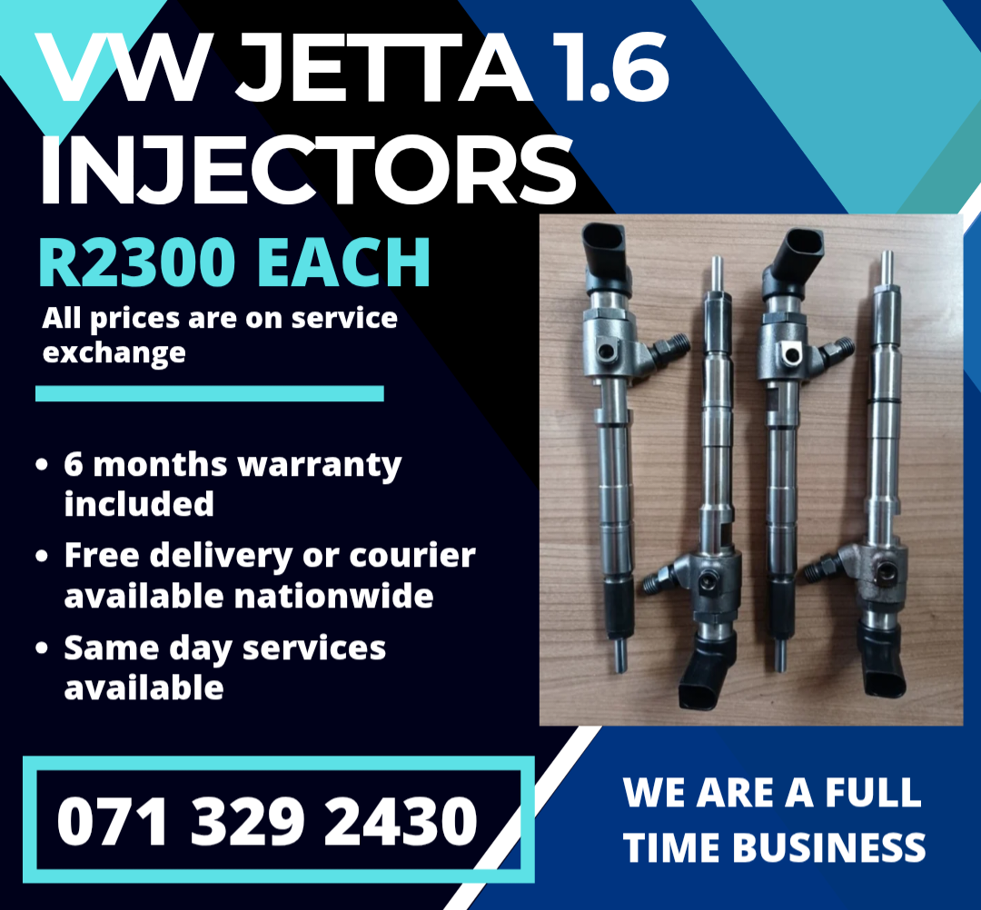 VW JETTA 1.6 INJECTORS FOR SALE WITH WARRANTY INCLUDED - Private Seller VW JETTA 1.6 INJECTORS FOR SALE WITH WARRANTY INCLUDED - Private Seller