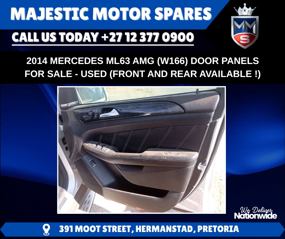 For Sale: Used Door Panels Mercedes-Benz ML63 AMG (W166) – 2014 Model - Private Seller For Sale: Used Door Panels Mercedes-Benz ML63 AMG (W166) – 2014 Model - Private Seller