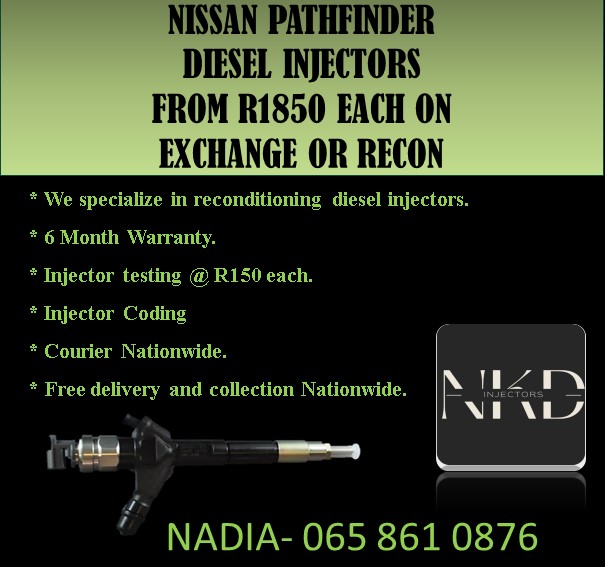 NISSAN PATHFINDER DIESEL INJECTORS FOR SALE - Private Seller NISSAN PATHFINDER DIESEL INJECTORS FOR SALE - Private Seller