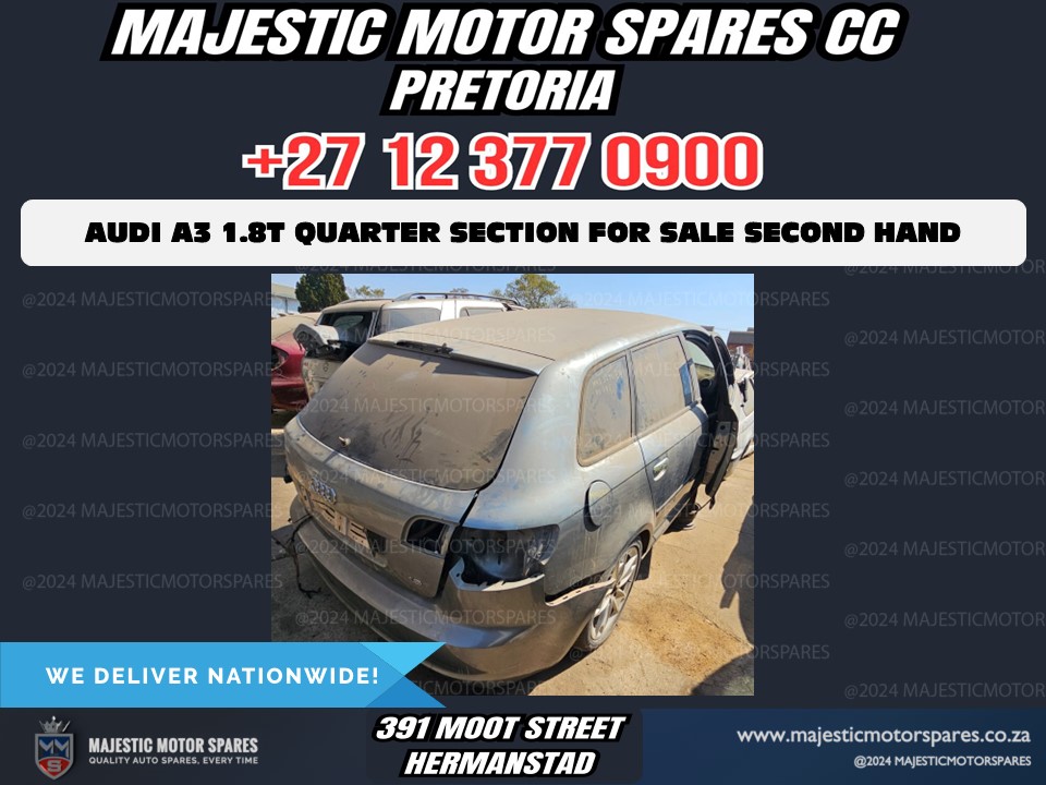 Audi A3 1.8T Quarter Section for Sale Second-hand - Private Seller Audi A3 1.8T Quarter Section for Sale Second-hand - Private Seller