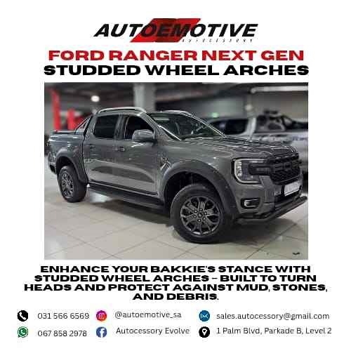 Ford Ranger Next Gen Studded Wheel Arches | Supplied and Fitted