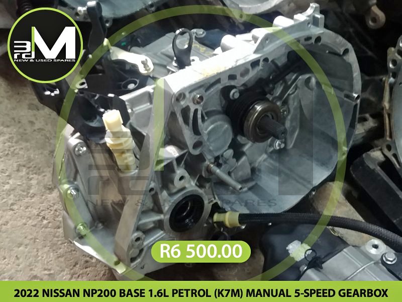 2022 NISSAN NP200 BASE 1.6L PETROL (K7M) MANUAL 5 SPEED GEARBOX  MV0699