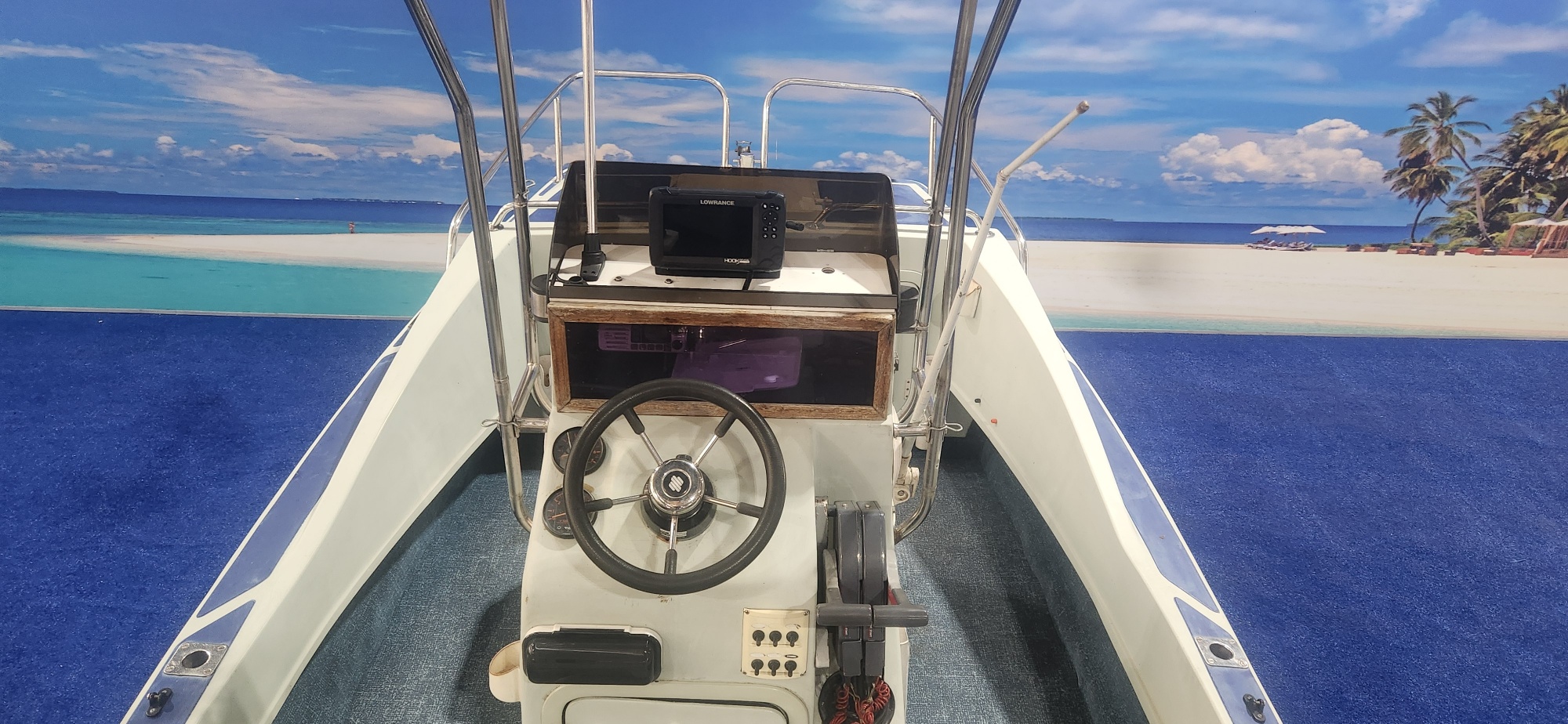 T CAT 16,6 CC ON TRAILER 2 X 60 HP YAMAHA