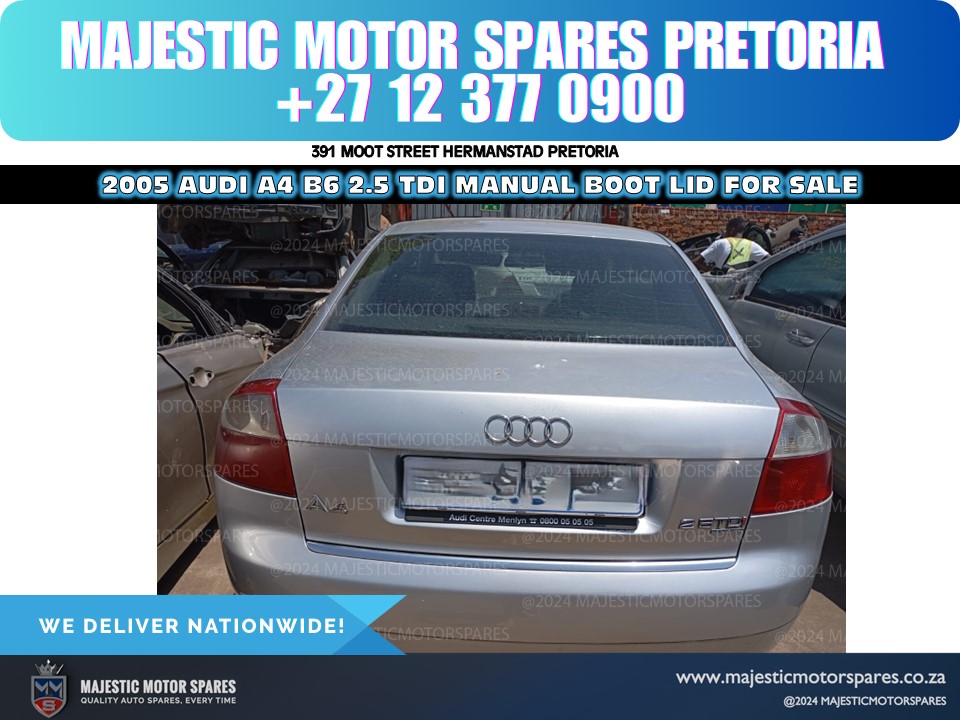 2005 audi a4 b6 2.5 tdi manual boot lid for sale - Private Seller 2005 audi a4 b6 2.5 tdi manual boot lid for sale - Private Seller