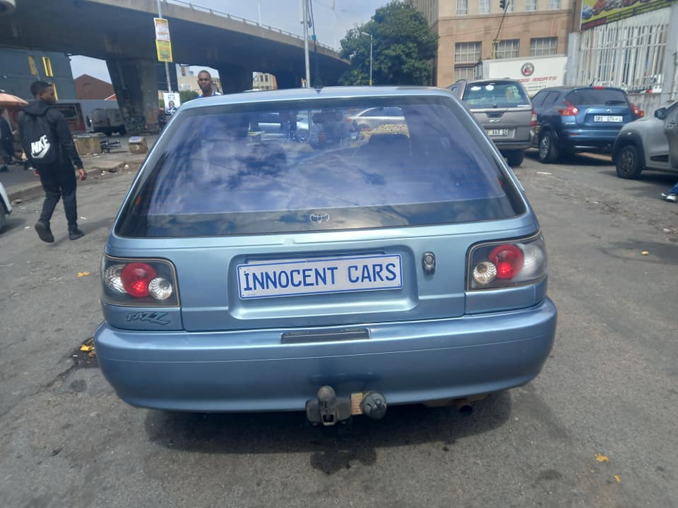 2003 TOYOTA TAZZ 1.3 PETROL, MANUAL TRANSMISSION, BLUE COLOR, MILEAGE 105000KM Spare key