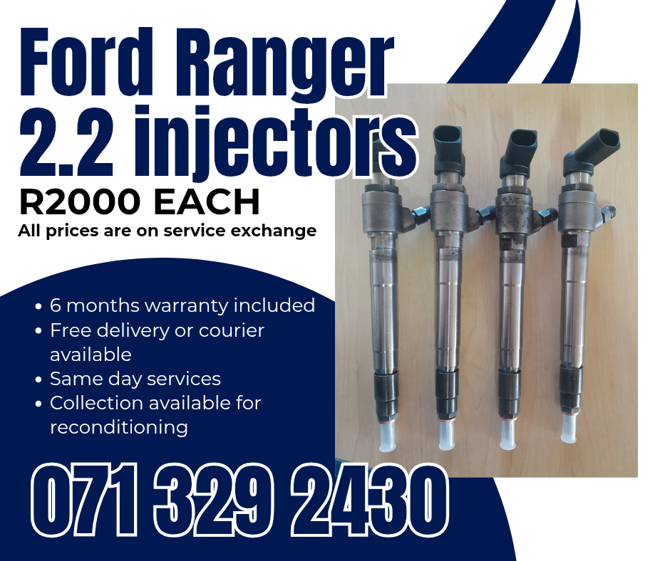 FORD RANGER 2.2 INJECTORS FOR SALE WITH WARRANTY - Private Seller FORD RANGER 2.2 INJECTORS FOR SALE WITH WARRANTY - Private Seller