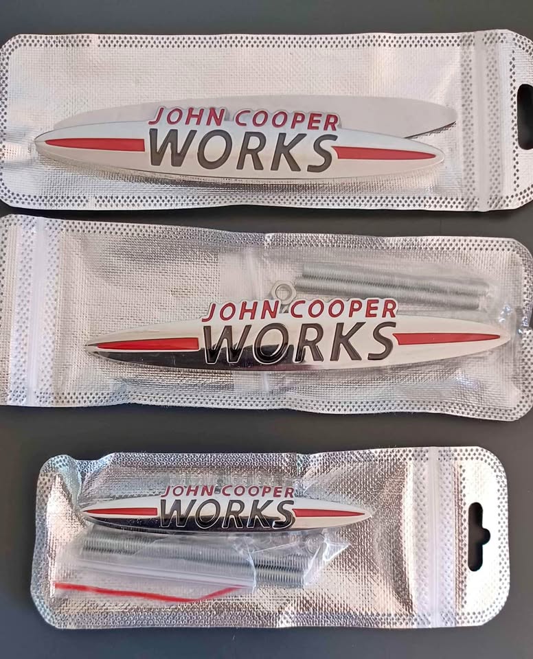 MINI JCW badges emblems decals stickers keyrings - Private Seller MINI JCW badges emblems decals stickers keyrings - Private Seller