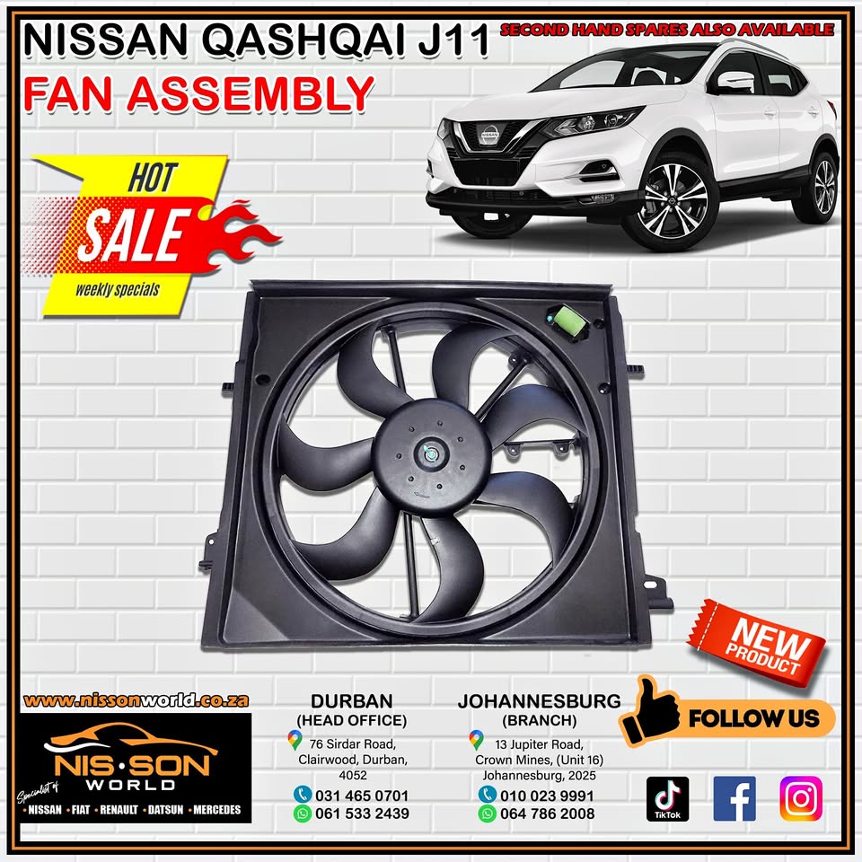 NISSAN QASHQAI J11 FAN ASSEMBLY - Private Seller NISSAN QASHQAI J11 FAN ASSEMBLY - Private Seller