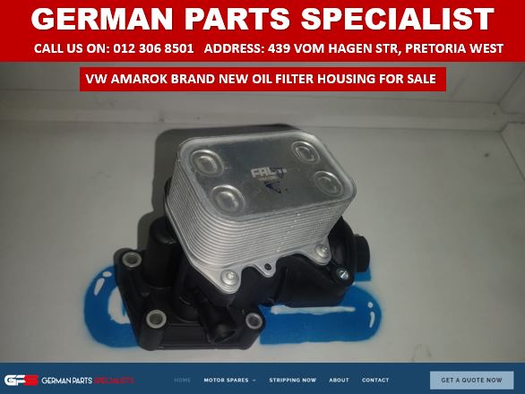 VW AMAROK BRAND NEW OIL COOLER HOUSINGS FOR SALE - Private Seller VW AMAROK BRAND NEW OIL COOLER HOUSINGS FOR SALE - Private Seller