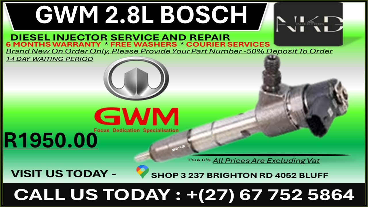 GWM 2.8L Diesel Injectors on Recondition - Private Seller GWM 2.8L Diesel Injectors on Recondition - Private Seller