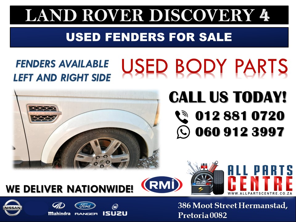 White Land Rover Discovery 4 Used Fenders for Sale - Private Seller White Land Rover Discovery 4 Used Fenders for Sale - Private Seller