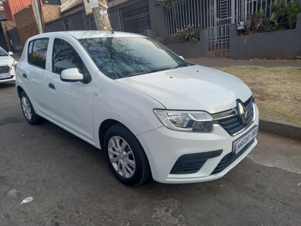 2020 RENAULT SANDERO 900T ENGINE PETROL, MANUAL, WHITE COLOR, MILEAGE