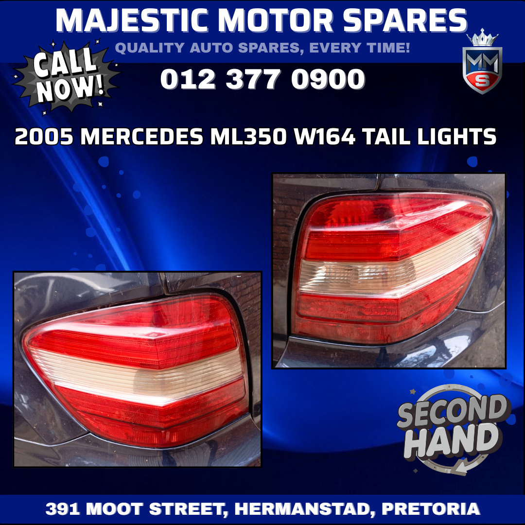 2005 Mercedes-Benz ML350 W164 Tail Lights for Sale – Used - Private Seller 2005 Mercedes-Benz ML350 W164 Tail Lights for Sale – Used - Private Seller