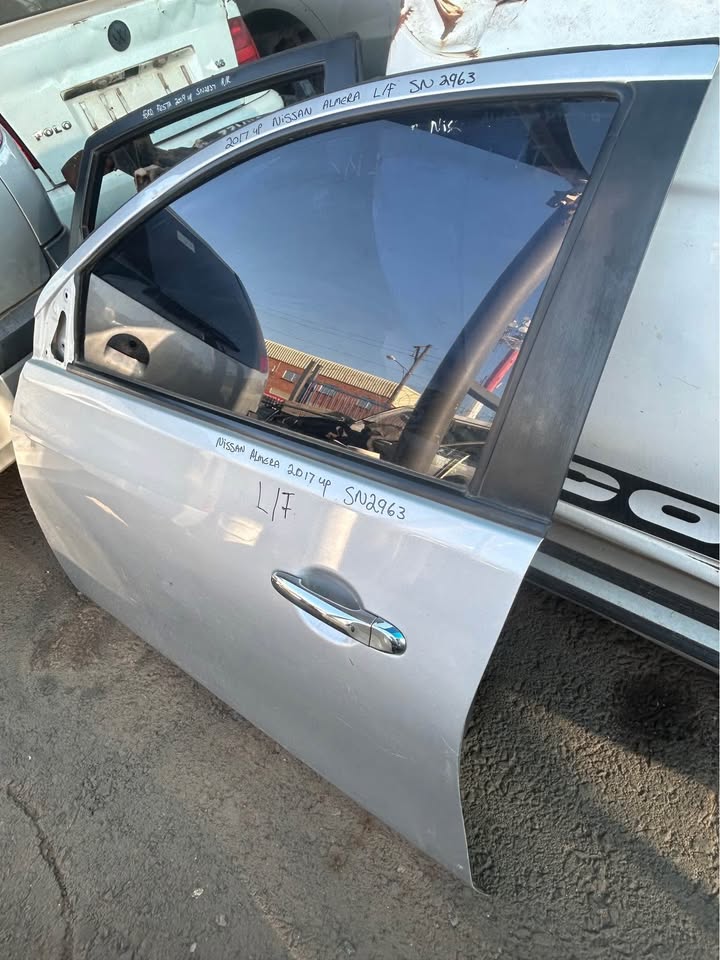 Nissan Almera Left Front Door For Sale Call or Whatsapp