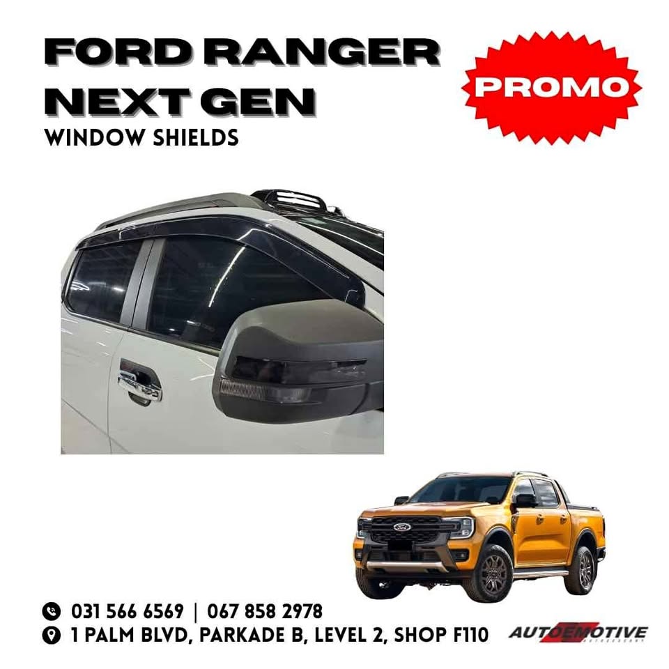 Ford Ranger Next Gen Window Sheilds - Private Seller Ford Ranger Next Gen Window Sheilds - Private Seller