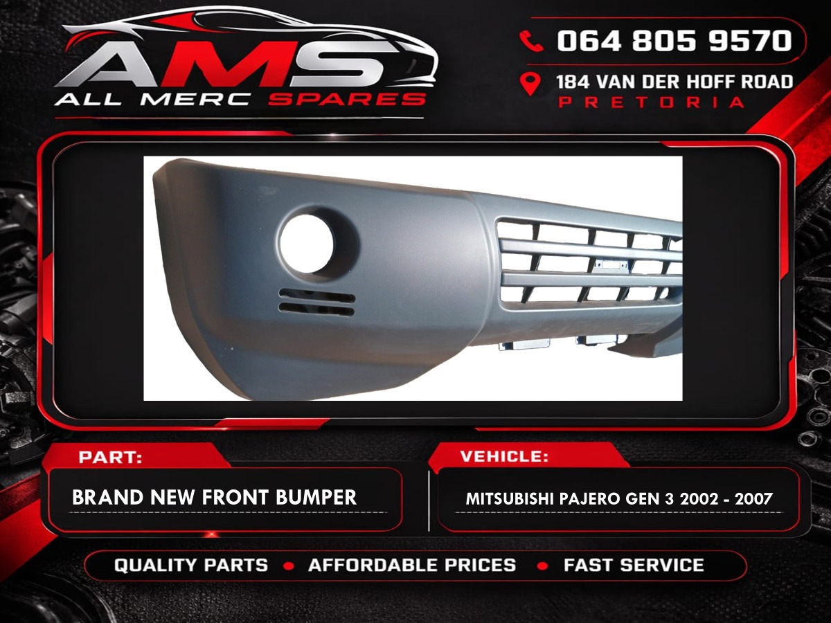 New Mitsubishi Pajero Gen 3 Front Bumper 2002–2007 - Private Seller New Mitsubishi Pajero Gen 3 Front Bumper 2002–2007 - Private Seller