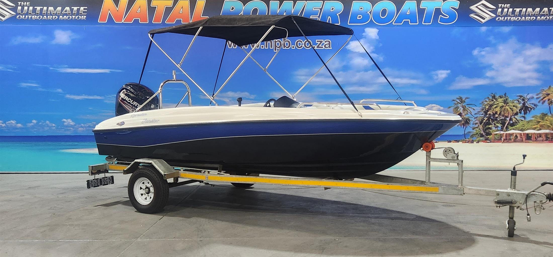 XPRESSION FUNSTER 17 FT ON TRAILER 100 HP MERCURY 4 STROKE