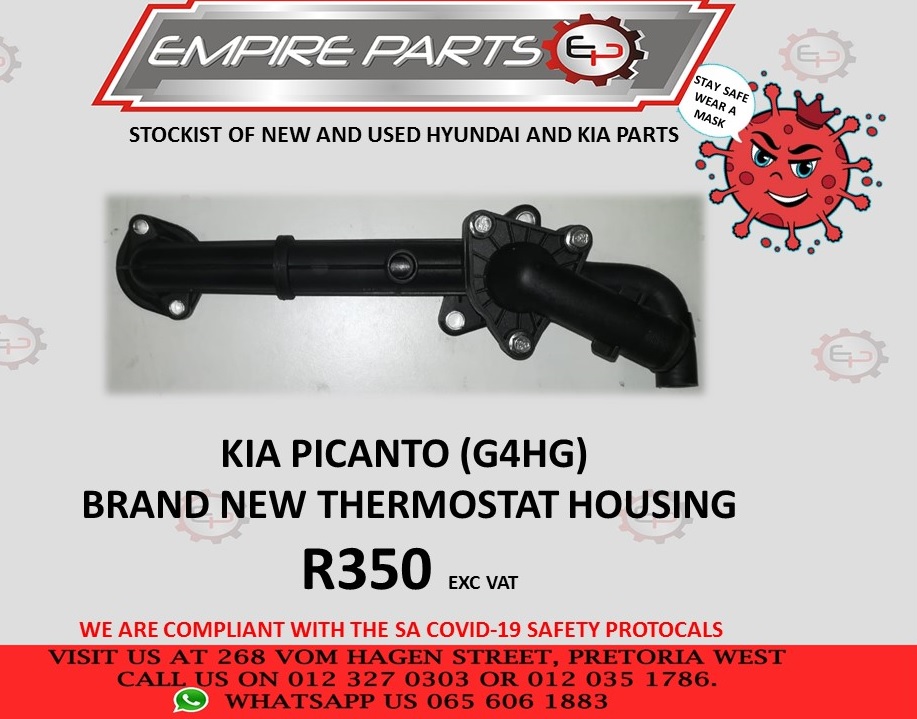 Brand New Thermostat Housing Kia Picanto G4hg Junk Mail