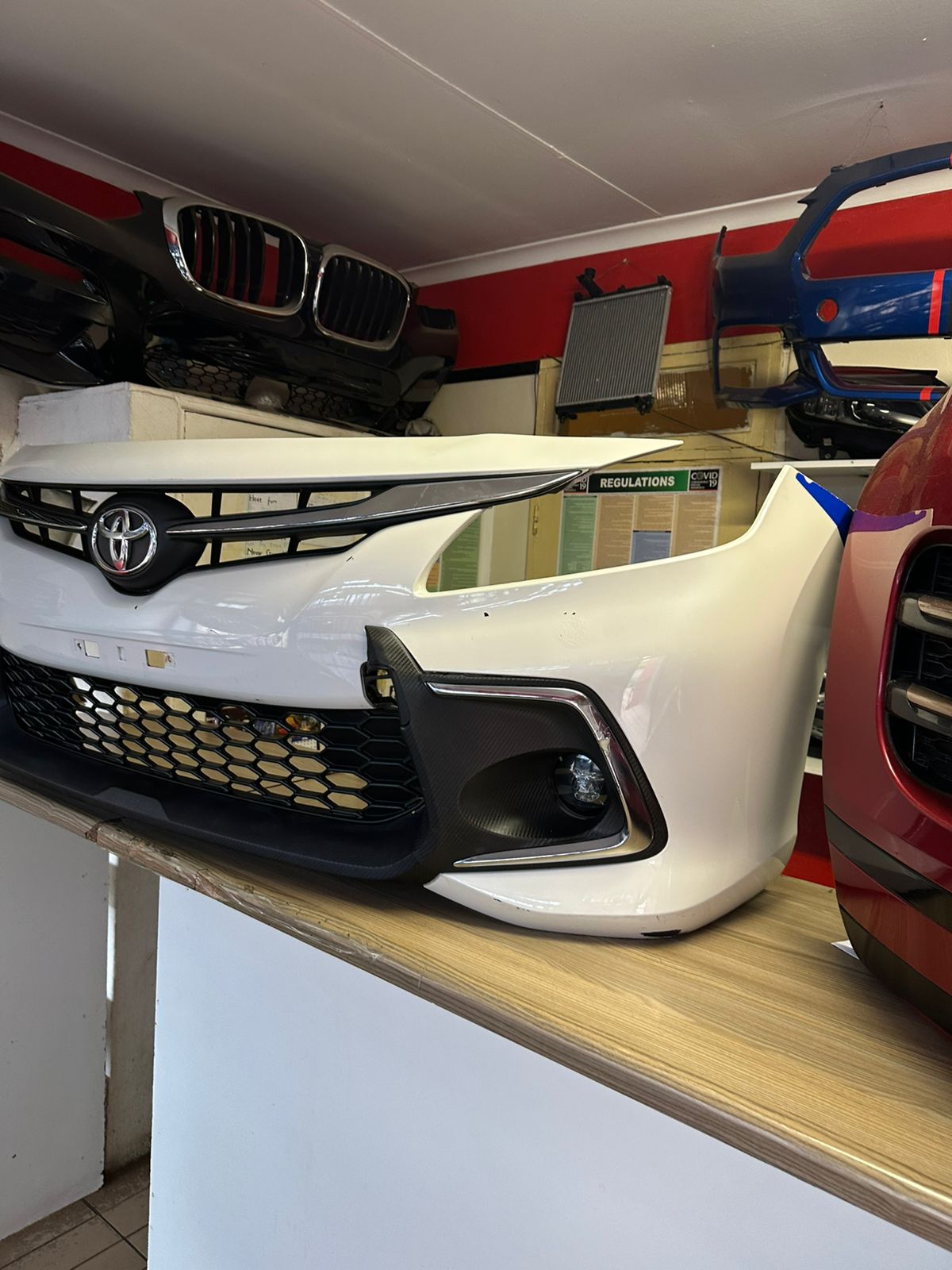2023 TOYOTA STARLET COMPLETE FRONT BUMPER WITH LED FOGLIGHT FOR SALE - Private Seller