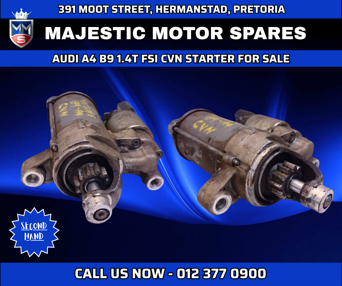 Used Audi A4 B9 CVN Starter For Sale - Private Seller Used Audi A4 B9 CVN Starter For Sale - Private Seller