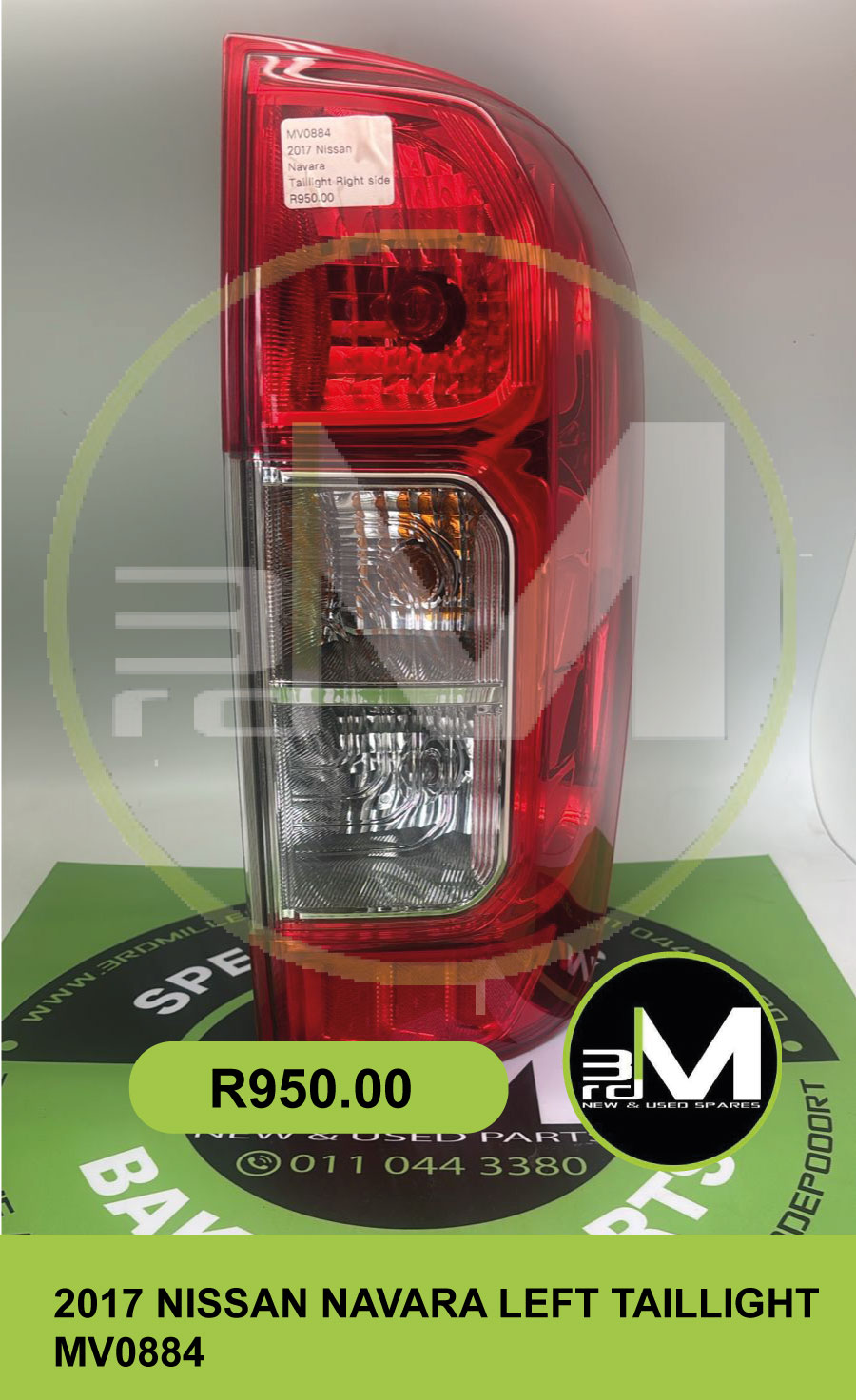 2017 NISSAN NAVARA LEFT TAILLIGHTS AVAILABLE - MV0884 PRICED INDIVIDUALLY - Private Seller 2017 NISSAN NAVARA LEFT TAILLIGHTS AVAILABLE - MV0884 PRICED INDIVIDUALLY - Private Seller