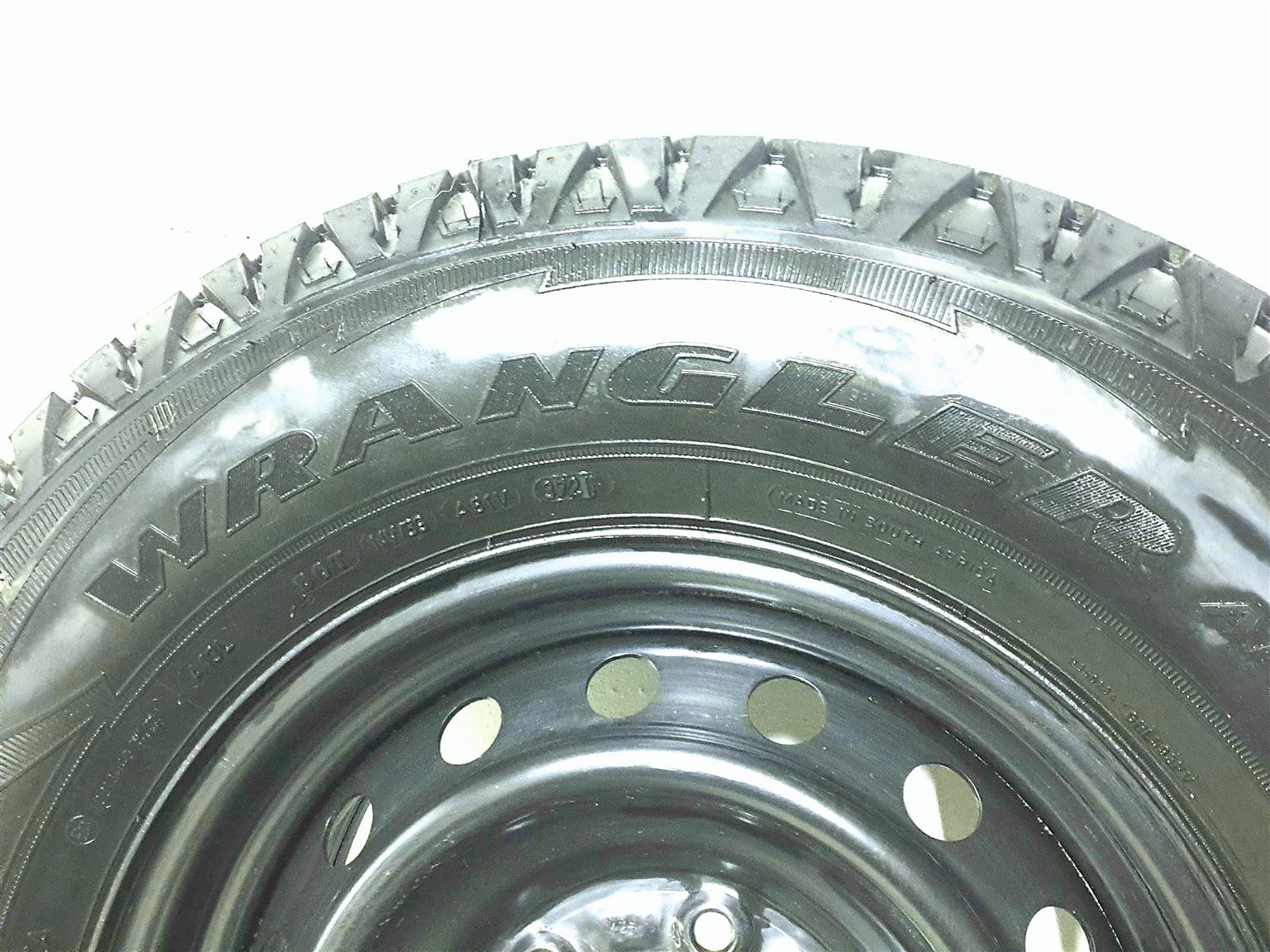 Tyre- Goodyear wrangler AT/SA 245/70R16C Rim -J16X6 1/2 J Dot ; 6 1/2  JX16H2 | Junk Mail