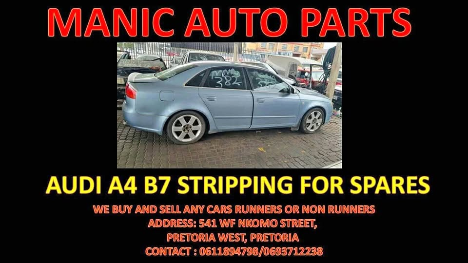 AUDI A4 B7 STRIPPING FOR SPARES.