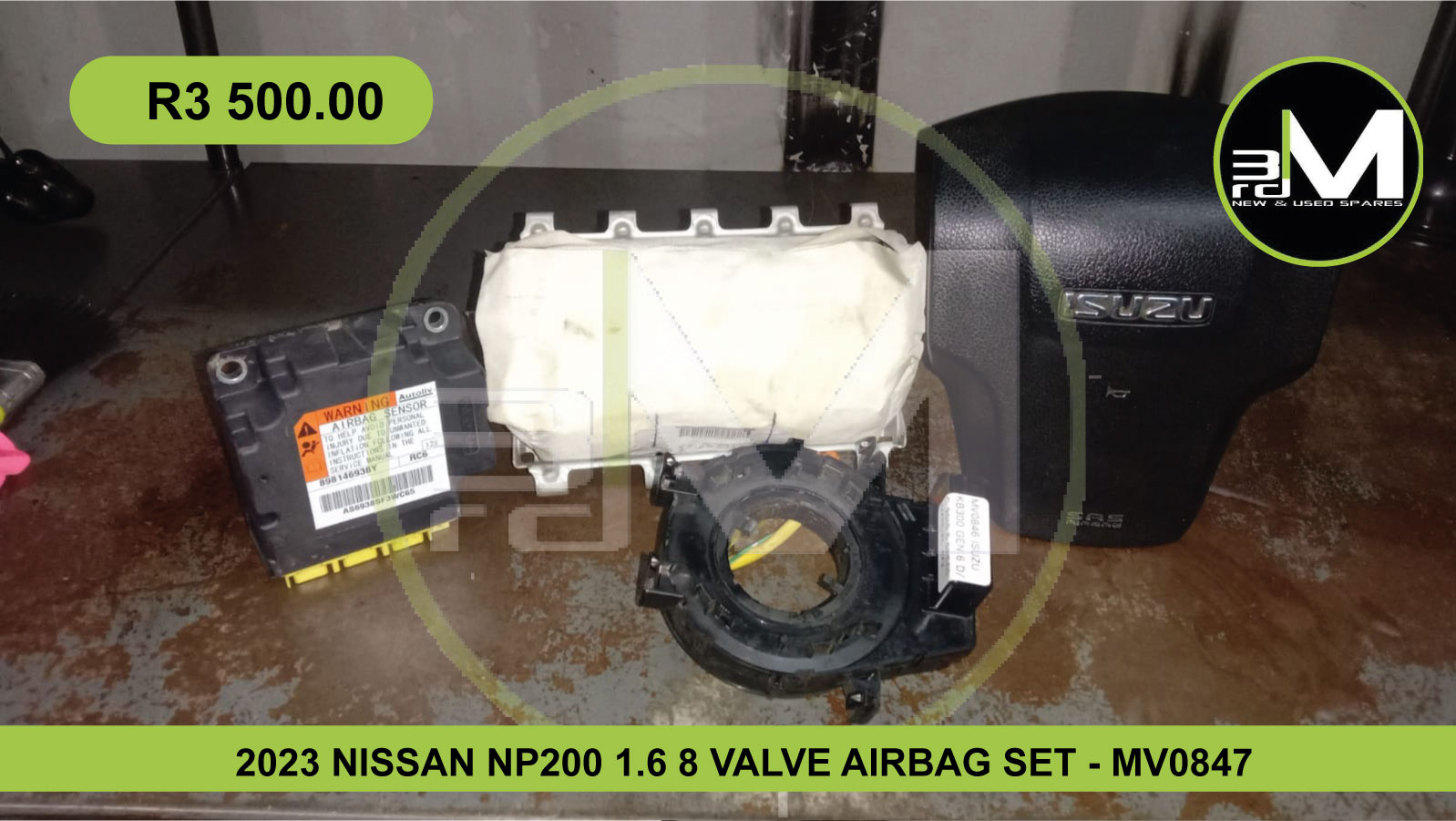 2023 NISSAN NP200 1.6 8 VALVE AIRBAG SET – MV0847