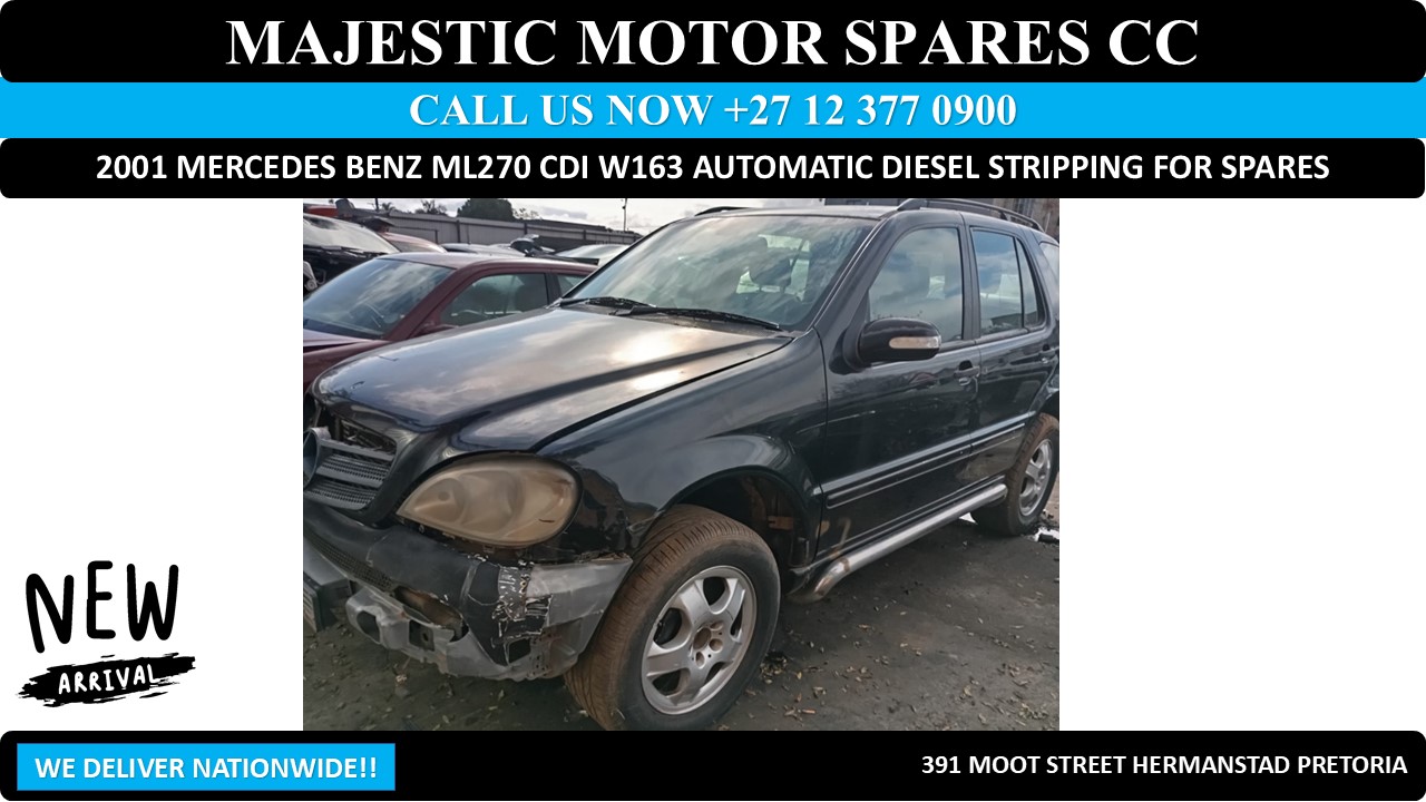 2001 Mercedes ML270 W163 Automatic Diesel Stripping for Spares