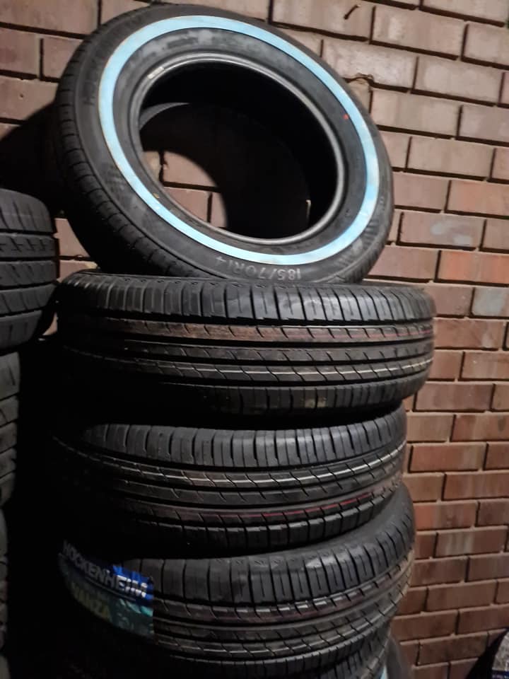 Toyota Avanza white wall tyres 185/70/14 new R1250 each fitted and balanced - Private Seller Toyota Avanza white wall tyres 185/70/14 new R1250 each fitted and balanced - Private Seller