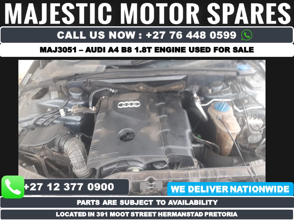 Audi A4 1.8t B8 engine used for sale - Private Seller Audi A4 1.8t B8 engine used for sale - Private Seller