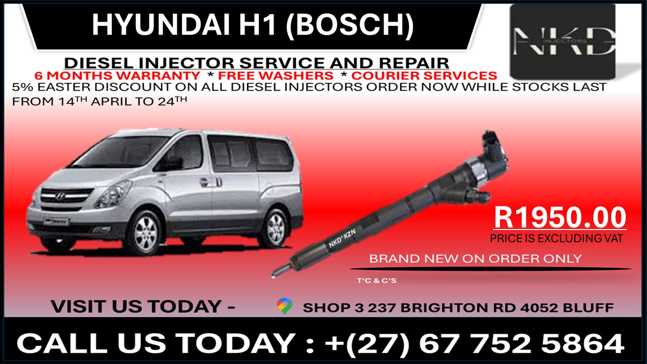 Hyundai H1 Bosch Diesel Injectors on recondition - Private Seller Hyundai H1 Bosch Diesel Injectors on recondition - Private Seller