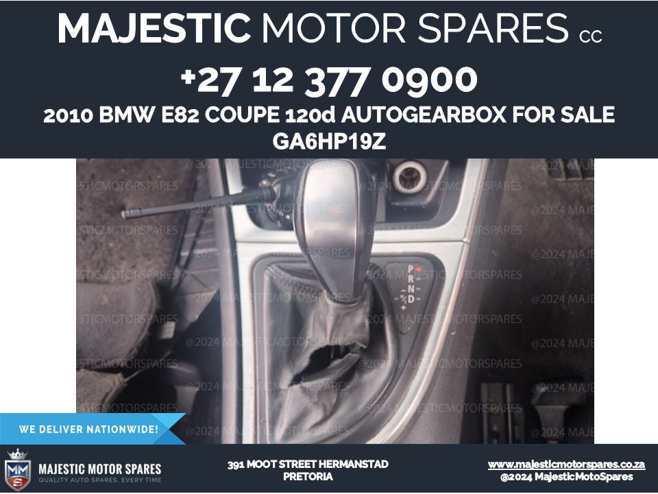 2010 BMW E82 120d GA6HP19Z Automatic Gearbox for Sale - Private Seller 2010 BMW E82 120d GA6HP19Z Automatic Gearbox for Sale - Private Seller