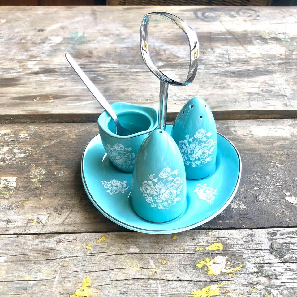 MIDWINTER STYLECRAFT CRUET SET - Salt, pepper & mustard set from Staffordshire England