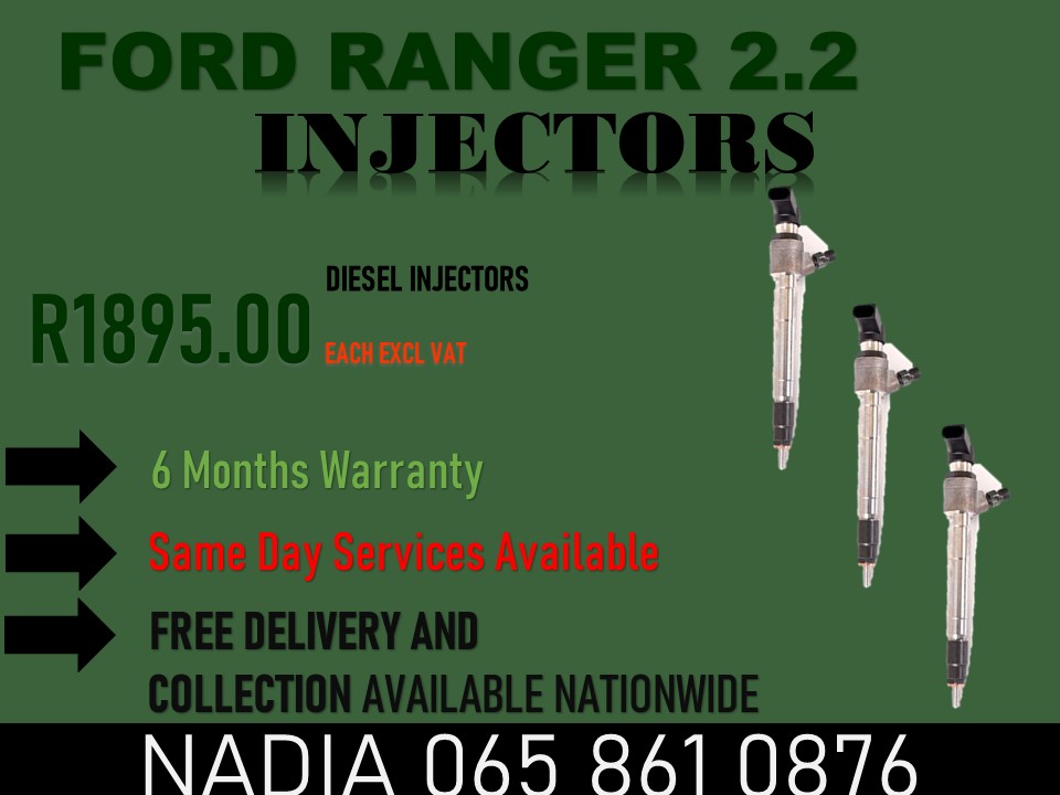 FORD RANGER 2.2 DIESEL INJECTORS FOR SALE OR TO RECON NATIONWIDE - Private Seller FORD RANGER 2.2 DIESEL INJECTORS FOR SALE OR TO RECON NATIONWIDE - Private Seller