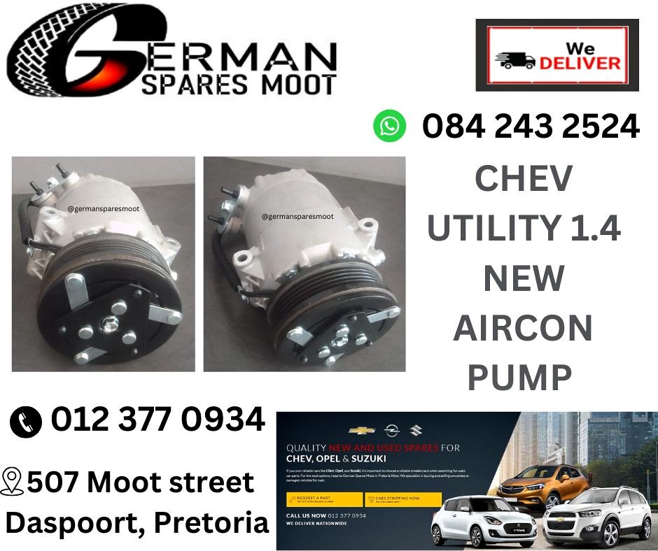 Chevrolet Utility 1.4 New Aircon Pump Chevrolet Utility 1.4 New Aircon Pump