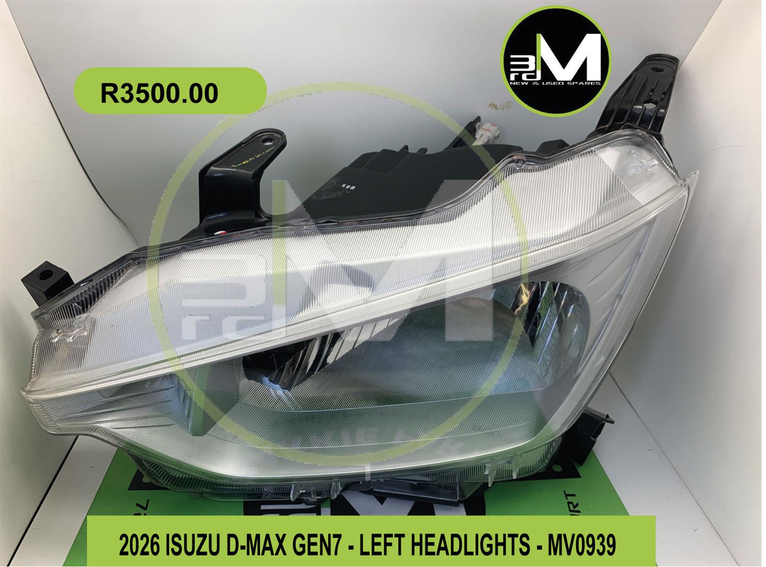 HEADLIGHTS - LEFT - 2026 ISUZU D-MAX GEN 7 - Private Seller HEADLIGHTS - LEFT - 2026 ISUZU D-MAX GEN 7 - Private Seller