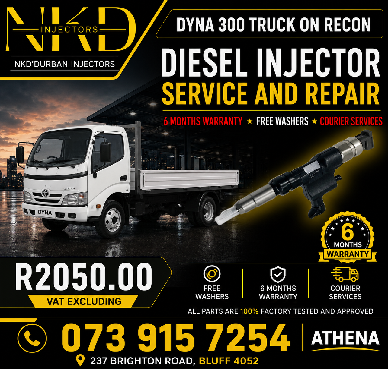 Recondition_Injectors_Dyna_300_Truck - Private Seller Recondition_Injectors_Dyna_300_Truck - Private Seller