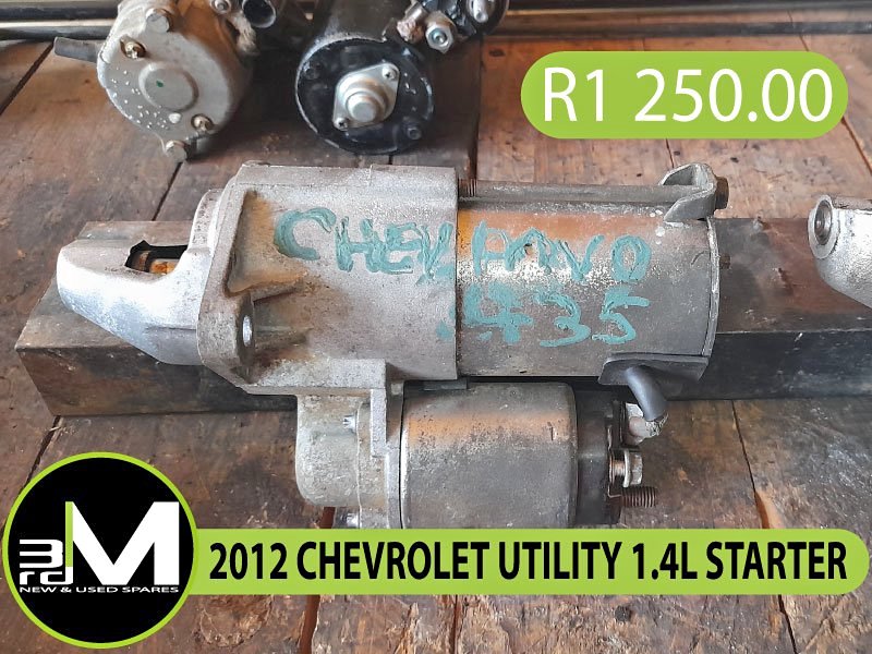 2012 CHEVROLET UTILITY 1.4L STARTER