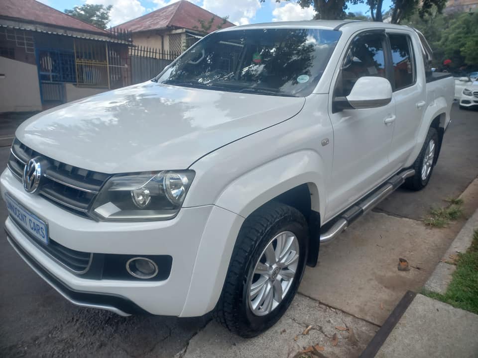 2012 VW AMAROK DOUBLE CAB BAKKIE 2.0 TDI DIESEL, MANUAL, WHITE COLOR