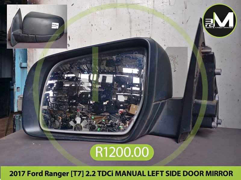 2017 Ford Ranger [T7] 2.2 TDCi MANUAL LEFT SIDE DOOR MIRROR MV0770