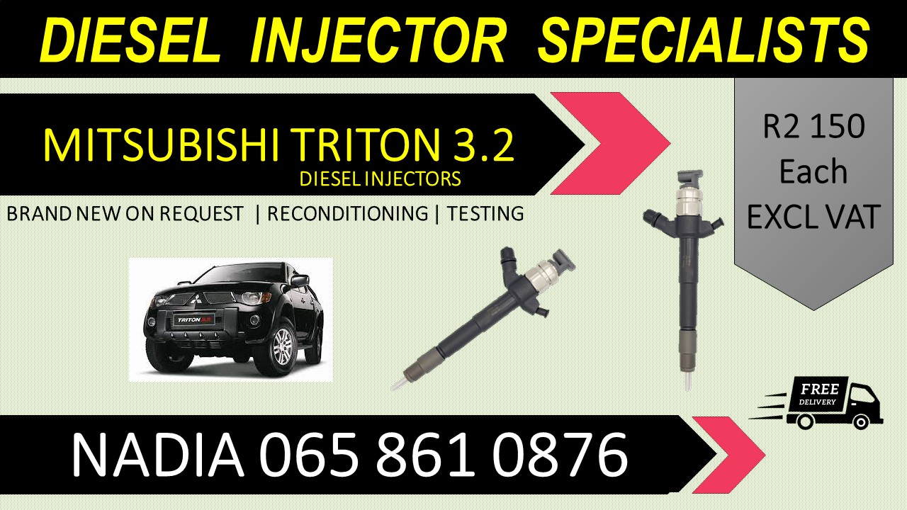 MITSUBISHI TRITON 3.2 DIESEL INJECTORS FOR SALE - RECONDITIONED - Private Seller MITSUBISHI TRITON 3.2 DIESEL INJECTORS FOR SALE - RECONDITIONED - Private Seller