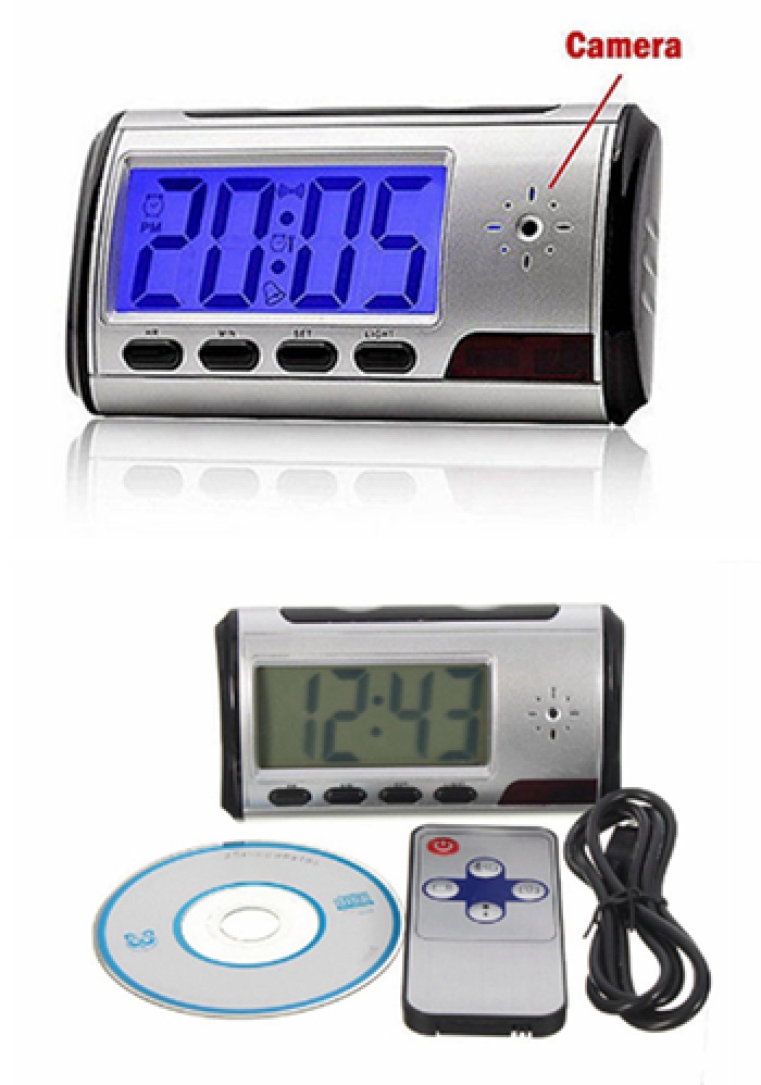 Spy Camera Clock, Remote Controlled Multi-Function DVR. Brand New Products. Spy Camera Clock, Remote Controlled Multi-Function DVR. Brand New Products.