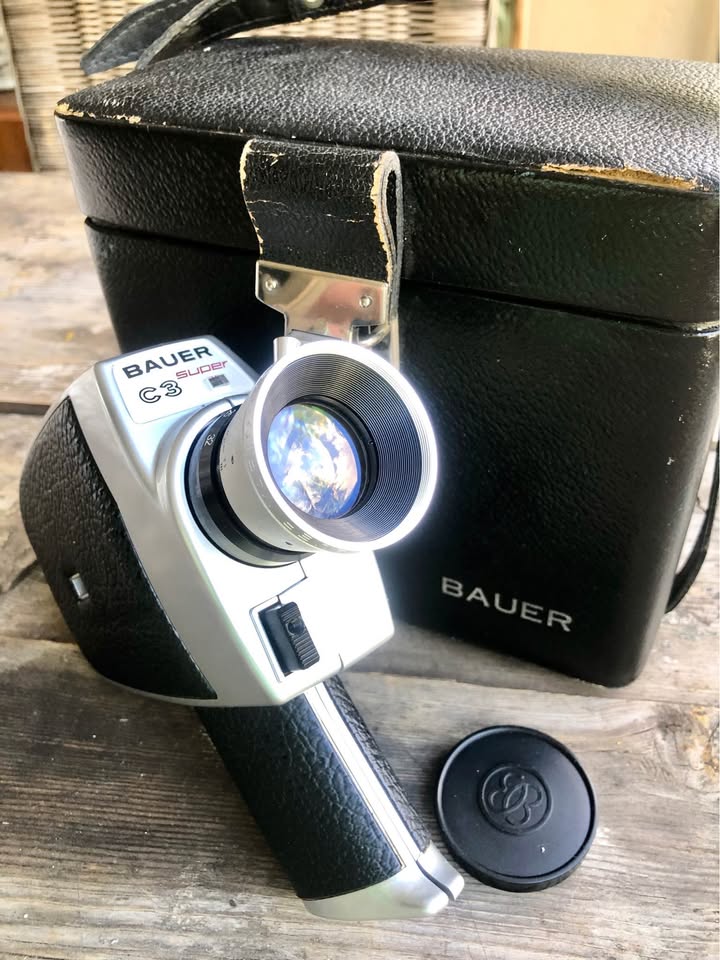 Step into Classic Cinematography: Vintage Bauer C3 Super Movie Camera - Never been used