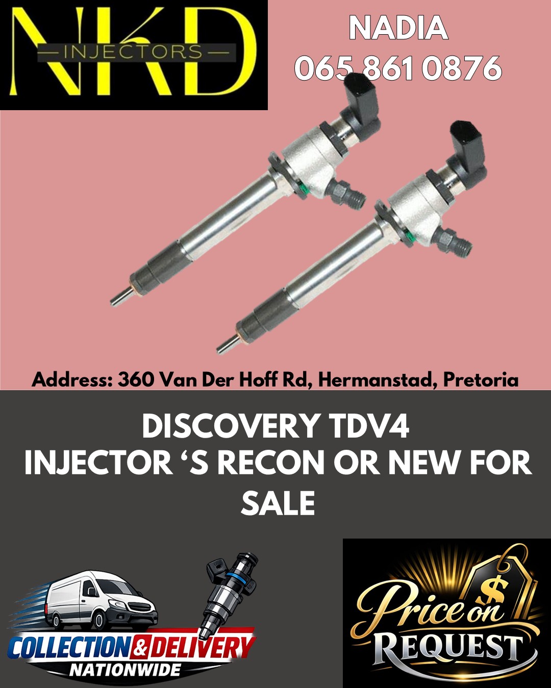 DISCOVERY TDV 4 DIESEL INJECTORS RECONDITIONED AND NEW - Private Seller DISCOVERY TDV 4 DIESEL INJECTORS RECONDITIONED AND NEW - Private Seller
