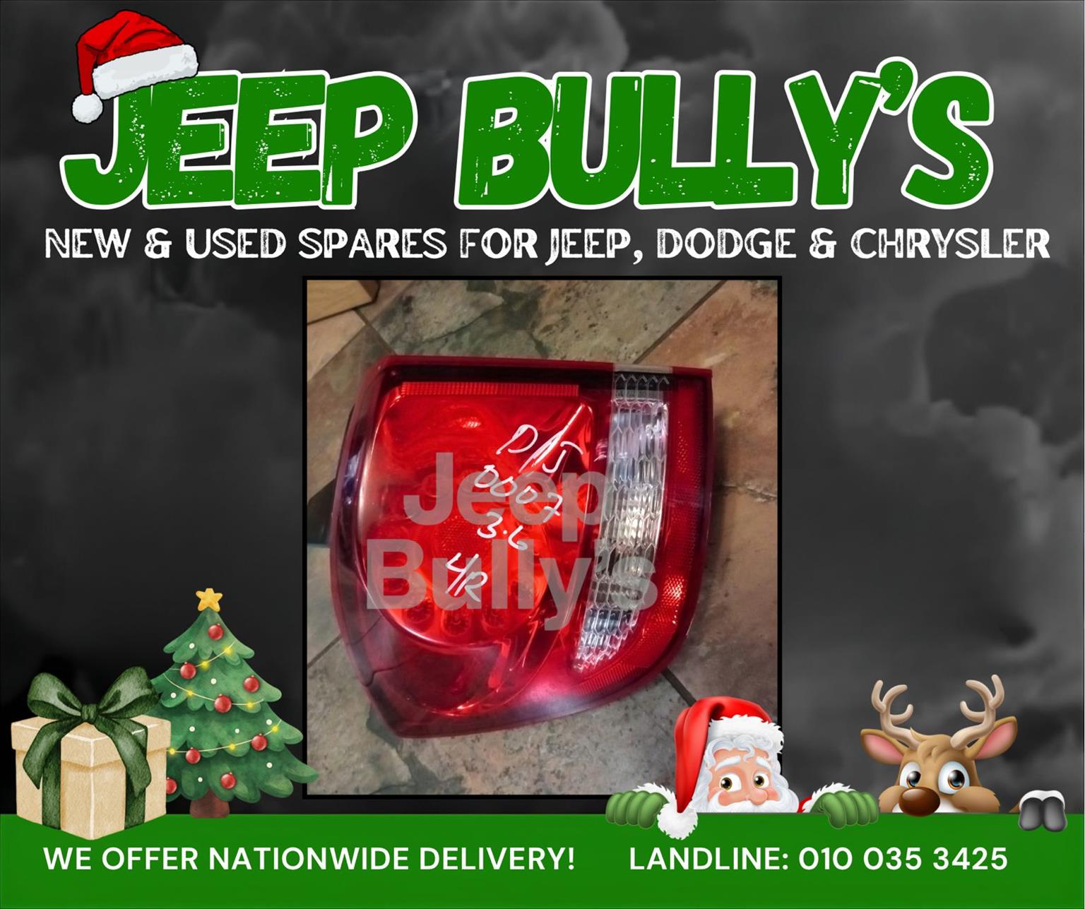 DODGE JOURNEY| TAIL LIGHTS | JEEP BULLY'S HAS STOCK - Private Seller DODGE JOURNEY| TAIL LIGHTS | JEEP BULLY'S HAS STOCK - Private Seller