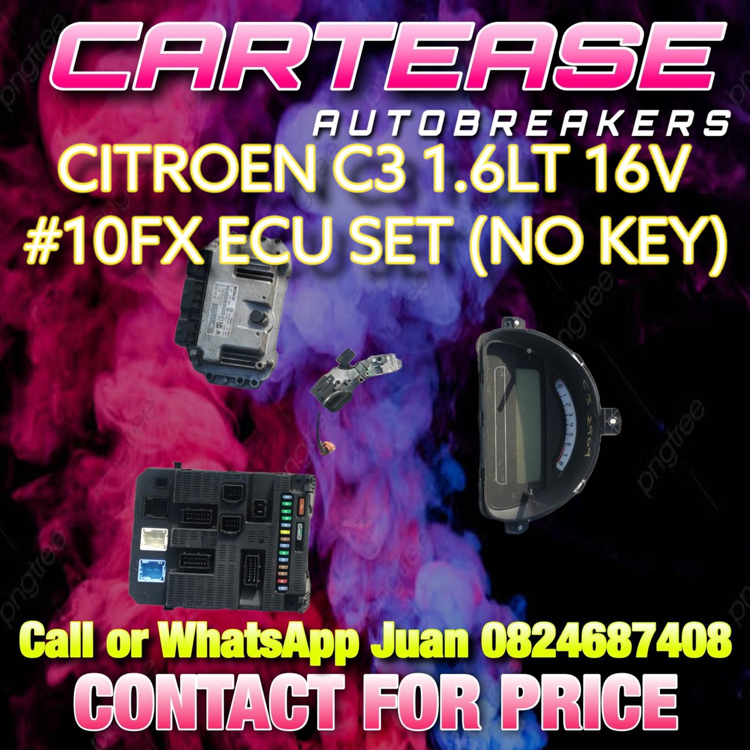 CITROEN C3 1.6LT 16V #10FX ECU SET (NO KEY) - Private Seller CITROEN C3 1.6LT 16V #10FX ECU SET (NO KEY) - Private Seller
