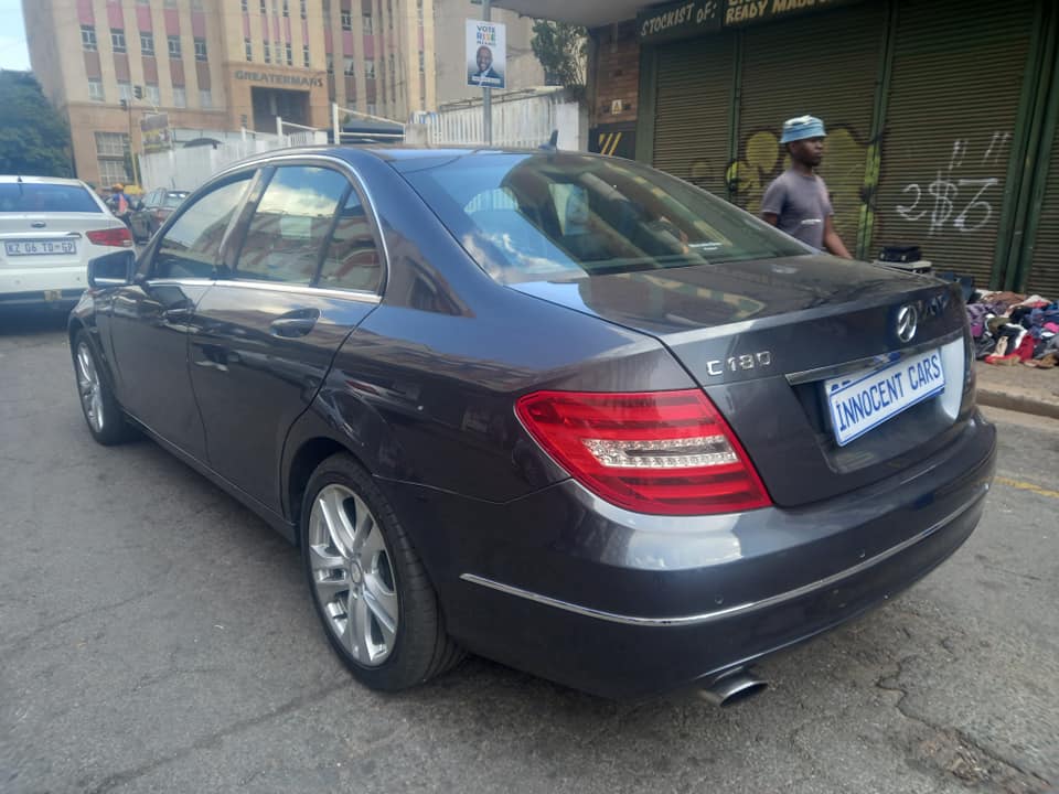 2013 MERCEDES BENZ C180 CGI PETROL, AUTOMATIC TRANSMISSION, GREY COLOUR, MILEAGE