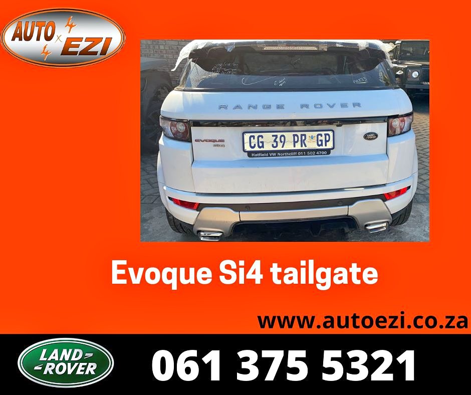 Evoque Si4 Tailgate - Private Seller Evoque Si4 Tailgate - Private Seller