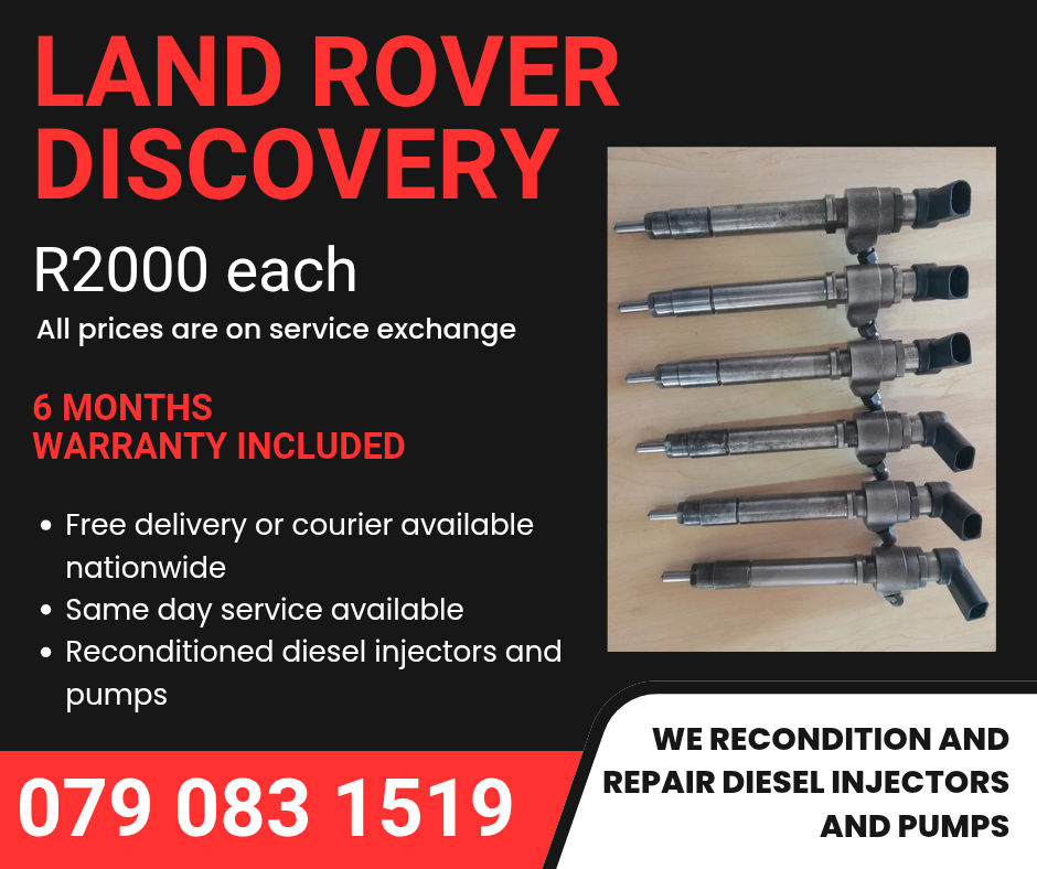 LAND ROVER DISCOVERY TDV6 INJECTORS FOR SALE WITH WARRANTY - Private Seller LAND ROVER DISCOVERY TDV6 INJECTORS FOR SALE WITH WARRANTY - Private Seller